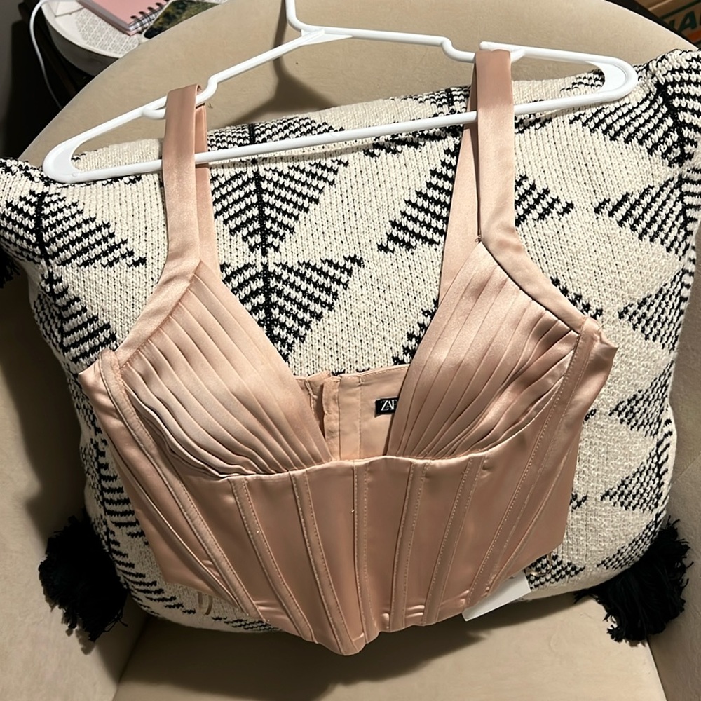 Zara pink corset